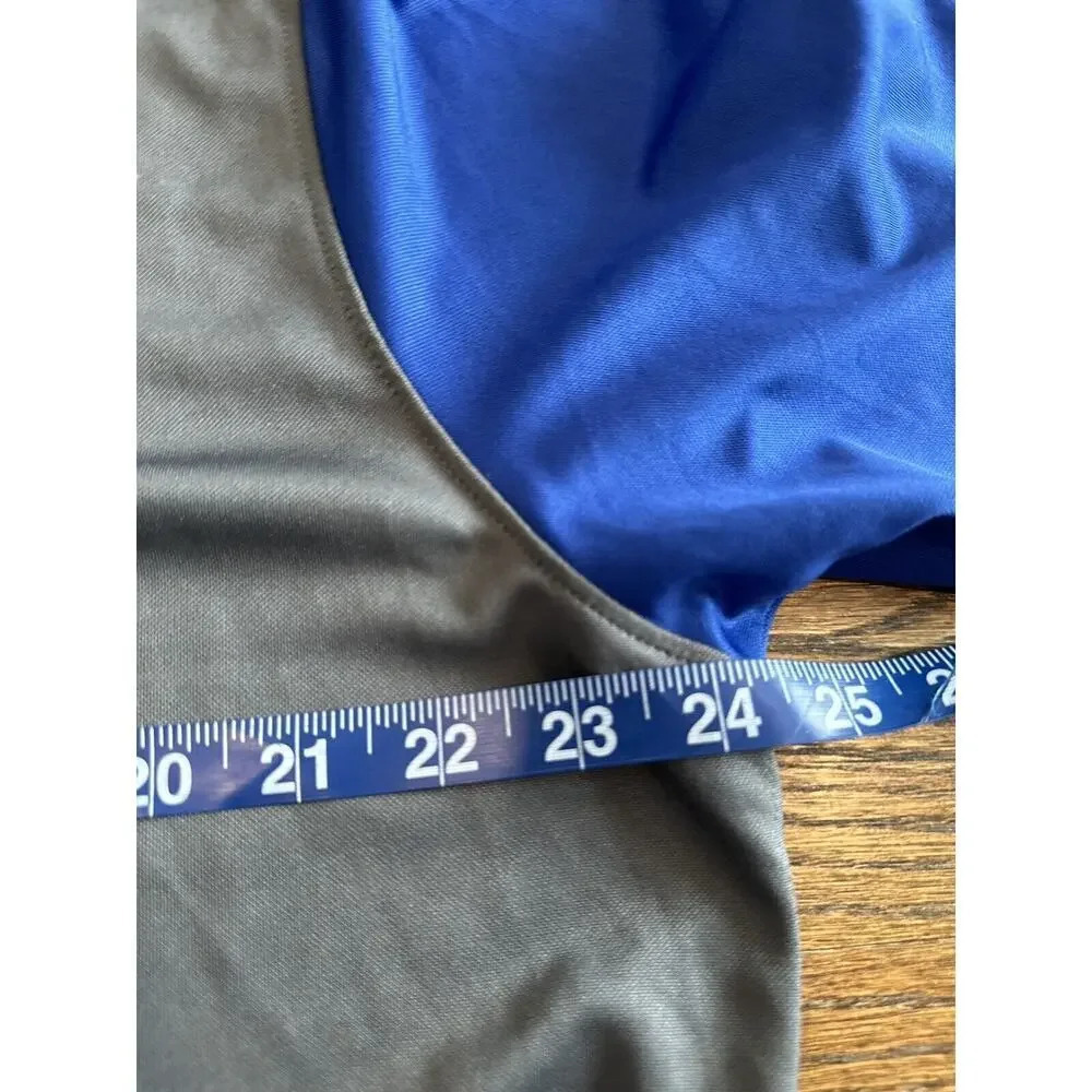 NFL New York Giants Nike Men's Performance Polo Shirt, Gray/Blue XL 2846 - Picture 9 of 10